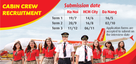 Cabin Crew Recuitment Career Vietjetair Com Enjoy Flying