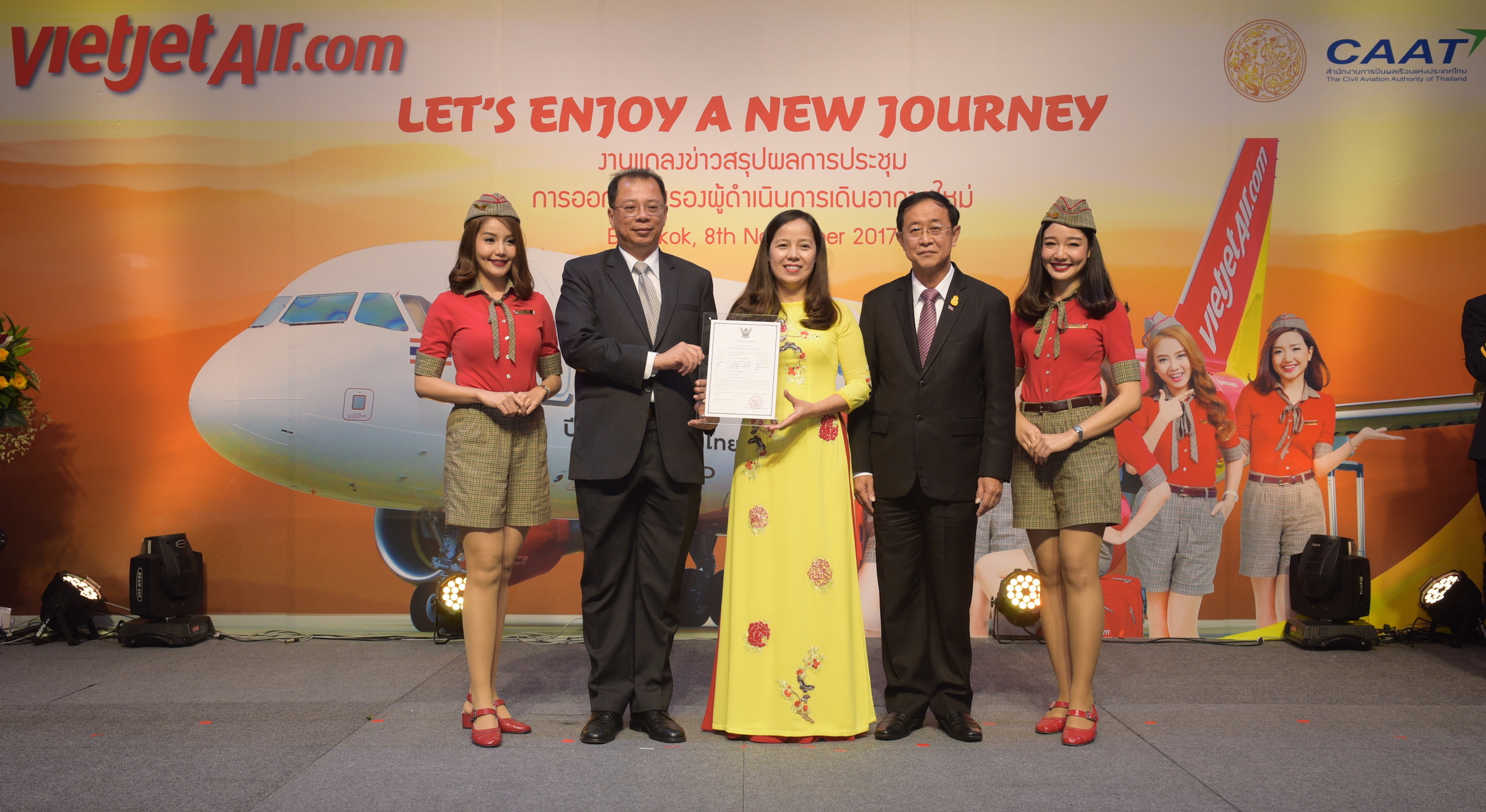 Thai Vietjet Receives Aoc Recertification And Announces Launch Of