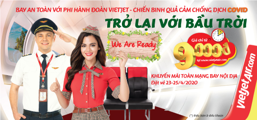 Bay an toàn với phi hành đoàn Vietjet - Chiến binh quả cảm chống dịch Covid