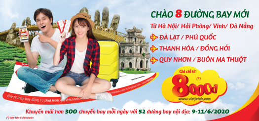 CHÀO ĐƯỜNG BAY MỚI
