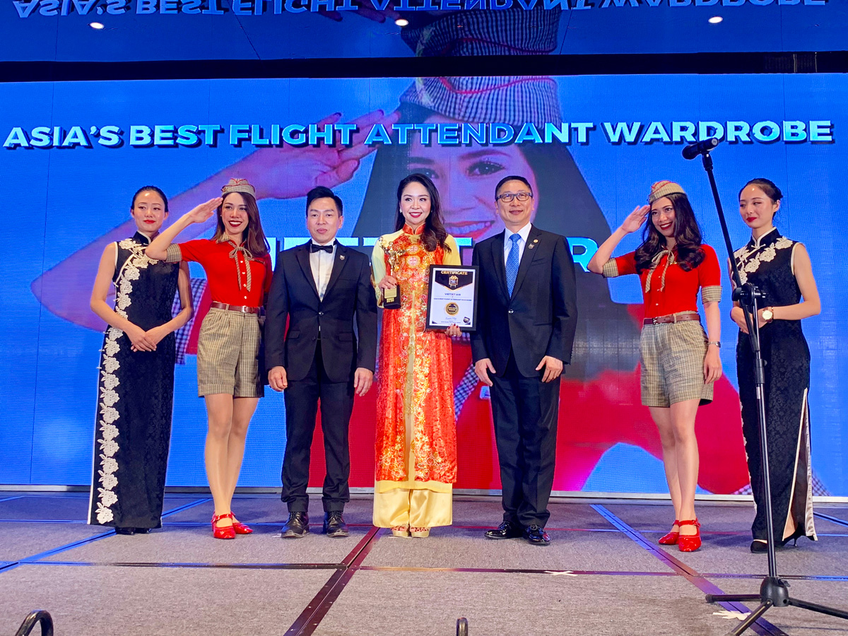 Vietjet được vinh danh giải thưởng “Đồng phục tiếp viên đẹp nhất Châu Á
