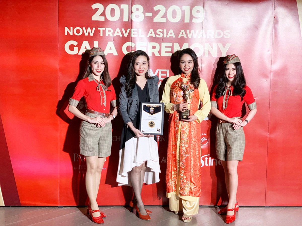 Vietjet was honored with the “Asia's Best Flight Attendant Wardrobe”