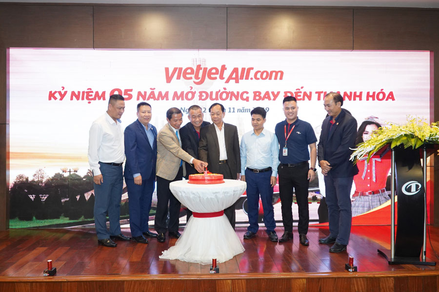 Vietjet phục vụ 2,2 triệu lượt hành khách sau 5 năm cất cánh tại Thanh Hoá