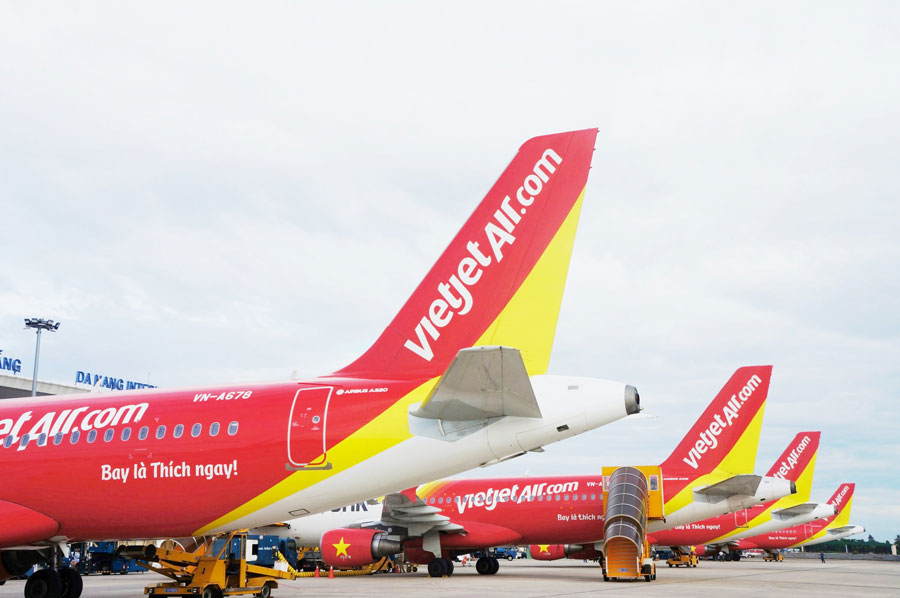 Đội tàu bay mới và hiện đại của Vietjet