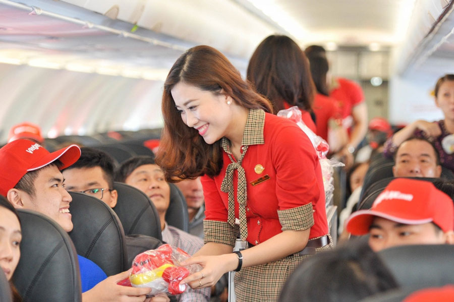 Vietjet mở bán vé siêu khuyến mại 50 Baht trên 13 đường bay nội địa tại Thái Lan