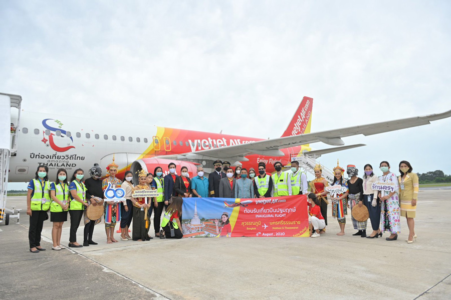 Vietjet khai trương đường bay nội địa thứ 10 tại Thái Lan, kết nối thủ đô Băng Cốc và Nakhon Si Thammarat