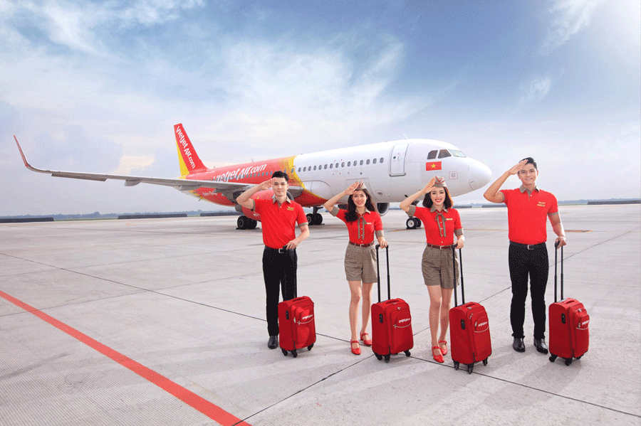 Mừng ngày Phụ nữ Việt Nam, Vietjet tưng bừng tung khuyến mãi 50% giá vé