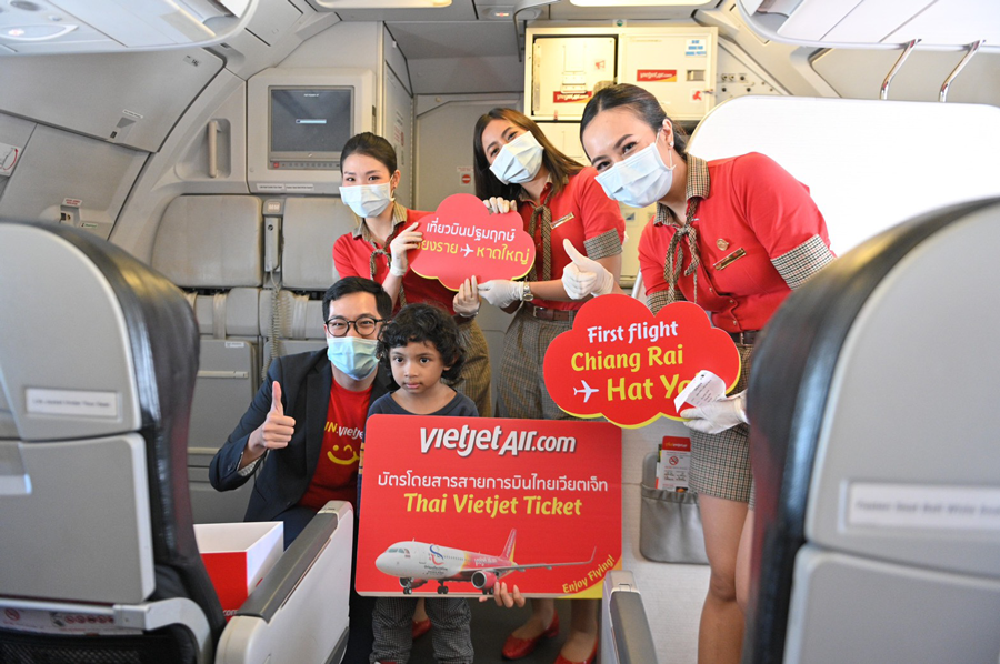 Vietjet Thái Lan tiếp tục mở đường bay mới kết nối các thành phố lớn tại Thái Lan