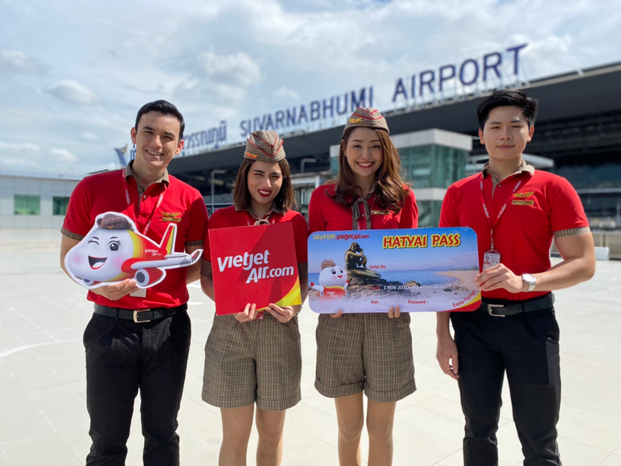 Vietjet Thái Lan tiếp tục mở đường bay mới kết nối các thành phố lớn tại Thái Lan