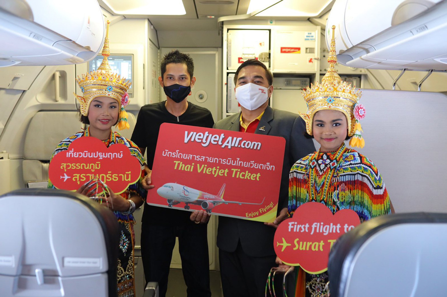 Vietjet khai trương đường bay mới đến Surat Thani và tiếp tục  công bố thêm đường bay mới tại Thái Lan