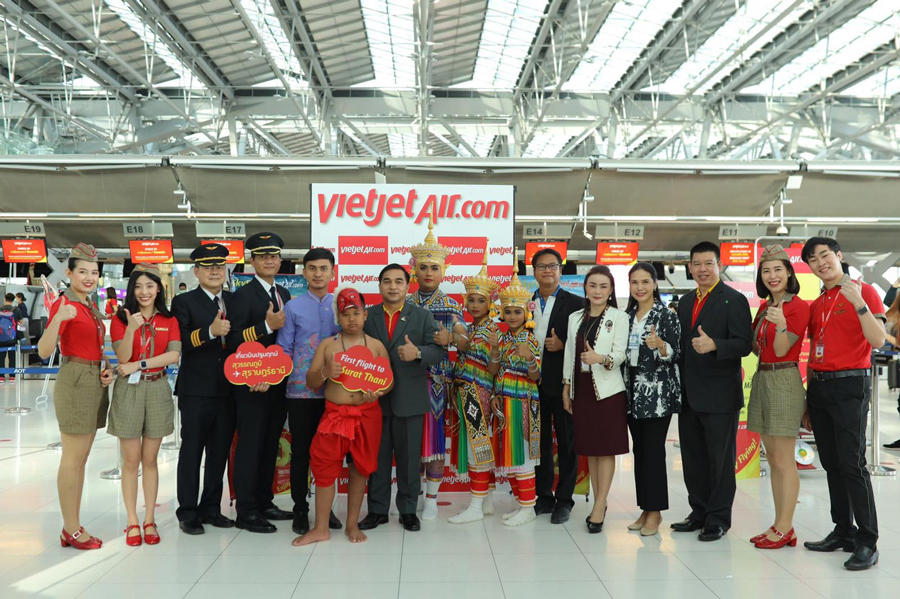 Vietjet khai trương đường bay mới đến Surat Thani và tiếp tục  công bố thêm đường bay mới tại Thái Lan