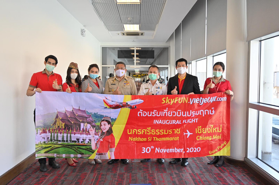 Vietjet Thái Lan khai trương đường bay mới đến Chiang Mai, tăng kết nối hai miền xứ sở chùa Vàng
