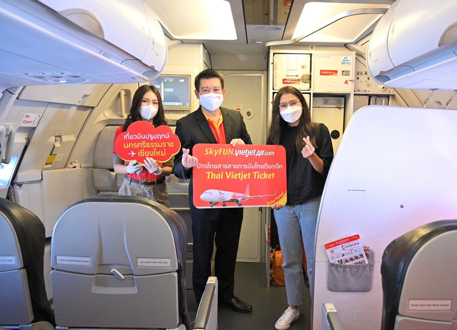 Vietjet Thái Lan khai trương đường bay mới đến Chiang Mai, tăng kết nối hai miền xứ sở chùa Vàng