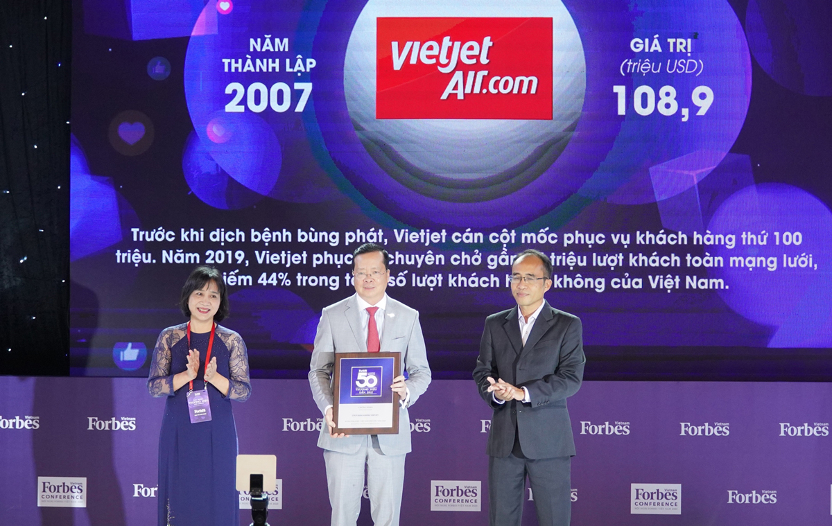 Vietjet, Viettel, Vinamilk...vào top 50 Thương hiệu dẫn đầu 2020 do Forbes bình chọn