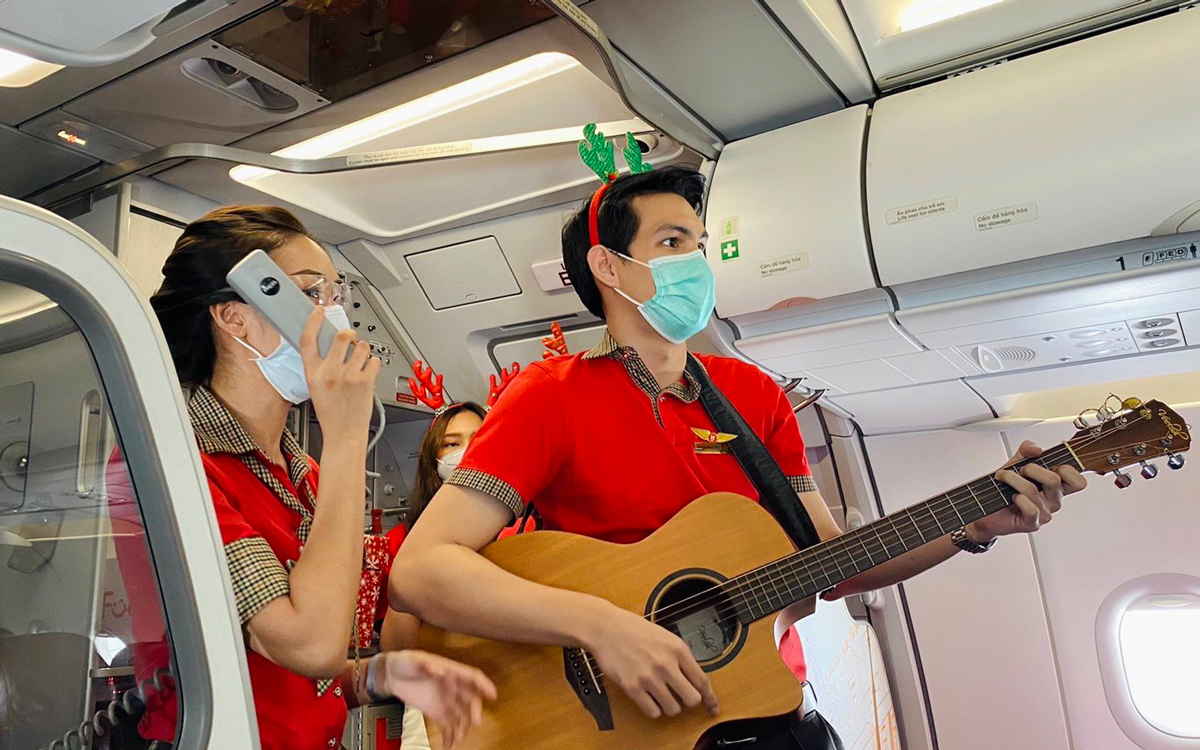 ไทยเวียตเจ็ทฉลองคริสต์มาส จัดเซอร์ไพรซ์ผู้โดยสารบนเที่ยวบินพิเศษ Magic Flight