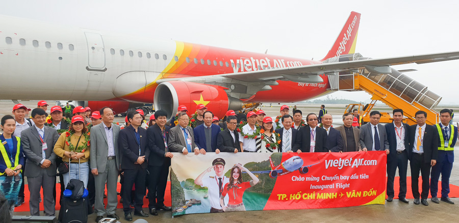 Vietjet khai trương đường bay TP.HCM – Vân Đồn